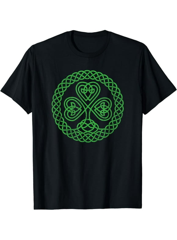 Irish Blessing Celtic Knot 4 Leaf Clover - St. Patrick's Day T-Shirt