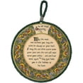 thumbnail image 1 of Irish Blessing Ceramic Pot Stand Hanging Rope Plaque 7'' by Royal Tara, 1 of 3