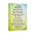 thumbnail image 1 of Irish Blessing May The Road Rise Up To Meet You Room Aesthetic Poster Print Art Wall Painting Canvas Posters Gifts Modern Bedroom Decor 20x30inch(50x75cm), 1 of 6