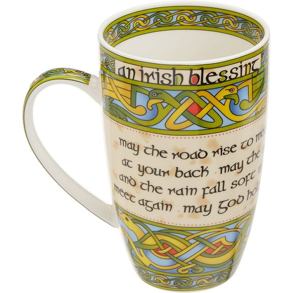 Irish Blessing Mug Celtic Design Capacity 400 ml/14 fl oz Tea Cup Coffe Mug by Royal Tara