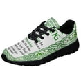 thumbnail image 1 of Irish Blessing St Patrick's Day Shamrock Shoes Sneakers Black Size 6, 1 of 7