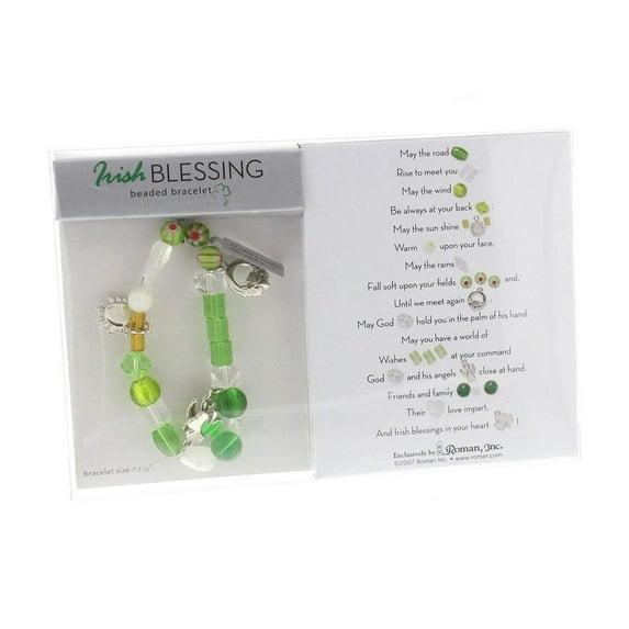 Irish Blessing Stories of Faith Beaded Bracelet
