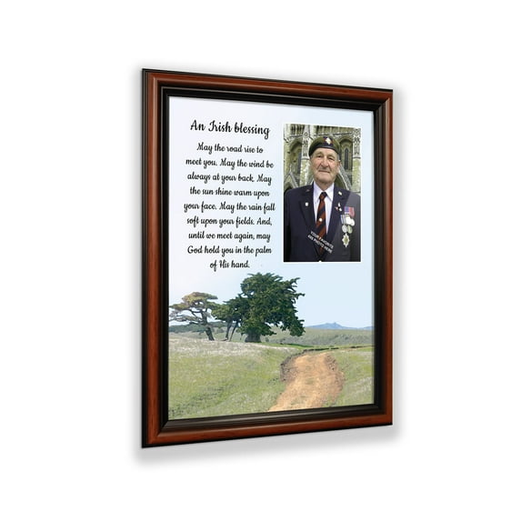 Irish Blessing Wall Decor, May the Road Rise Up to Meet You, Celtic Decor Home Blessing Sign, Irish Gifts for Women. Irish Wall Decor, House Warming Presents for New Home, 5009W