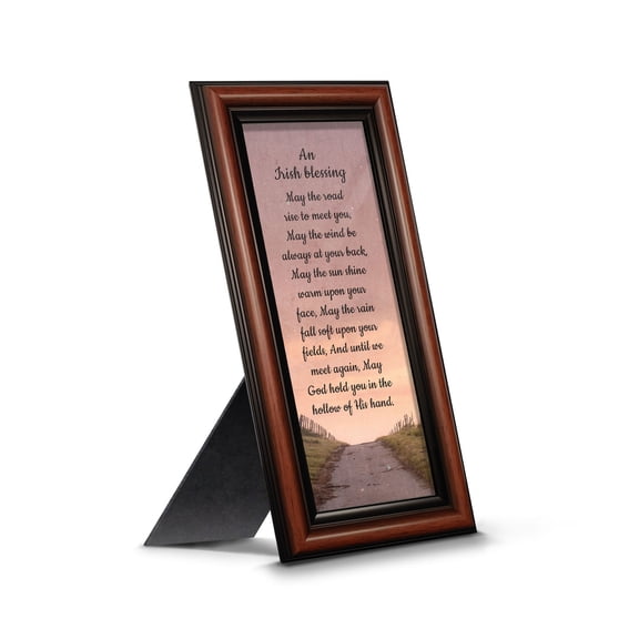 Irish Blessing Wall Decor, May the Road Rise Up to Meet You, Celtic Decor Home Blessing Sign, Irish Gifts for Women. Irish Wall Decor, House Warming Presents for New Home, 7351W
