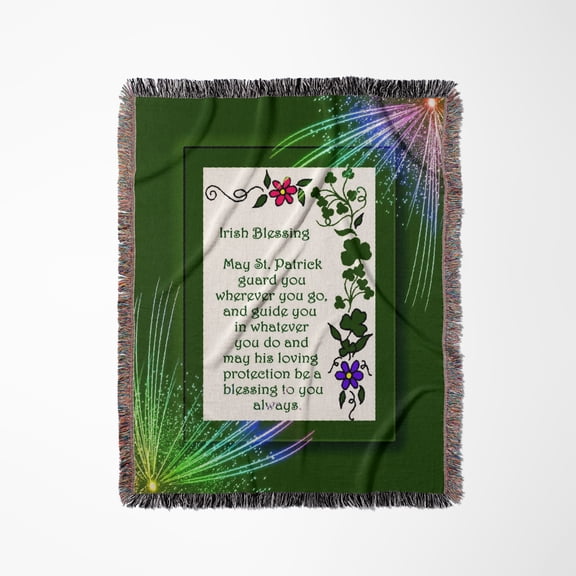 Irish Blessings, Woven Blanket