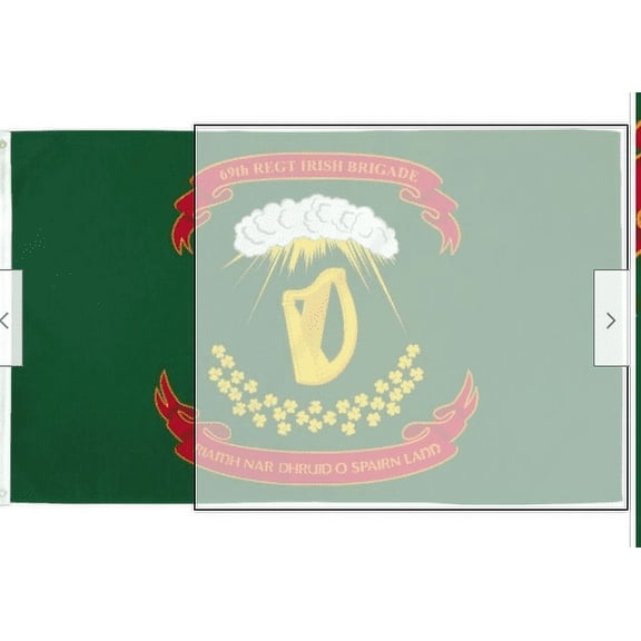 Irish Brigade Flag 3x5 ft 69th Regiment Infantry Civil War New York 100D