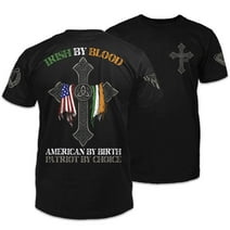 Irish American Heritage Irish American Flag T-Shirt - Walmart.com