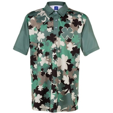 Irish Camo Mens Golf Polo Shirt by ReadyGOLF