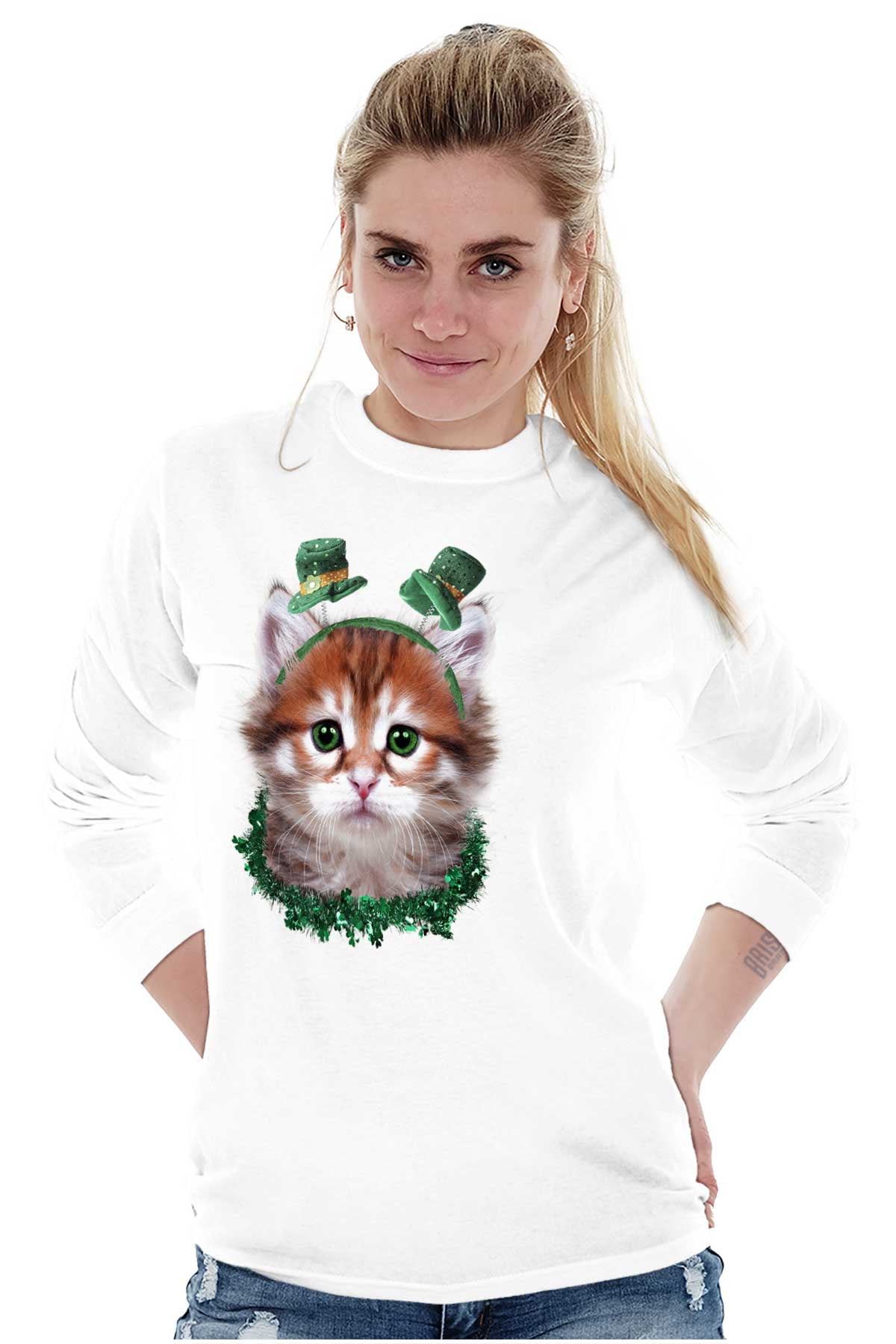 st patricks day womens long sleeve shirts