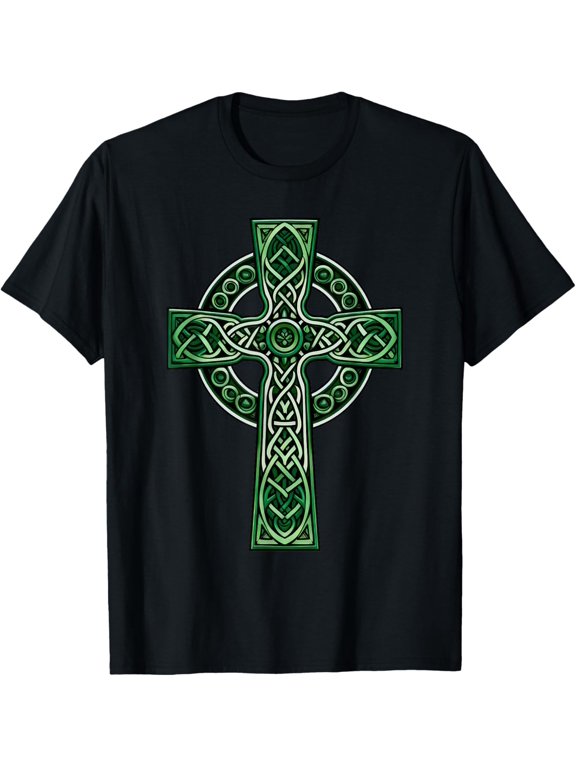 Irish Celtic Cross Knot Holy Trinity Scottish Celt Christian Versatile Look For Everyday Events T-Shirt, Size S-5XL