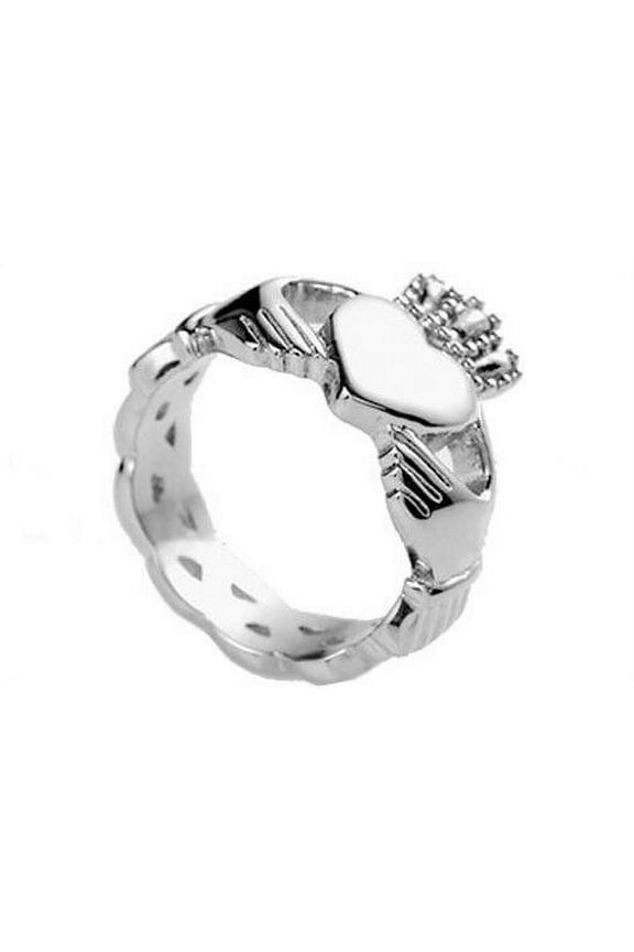 Irish Claddagh Ring - Irish Celtic Ring - Lovers Heart Rings For Women
