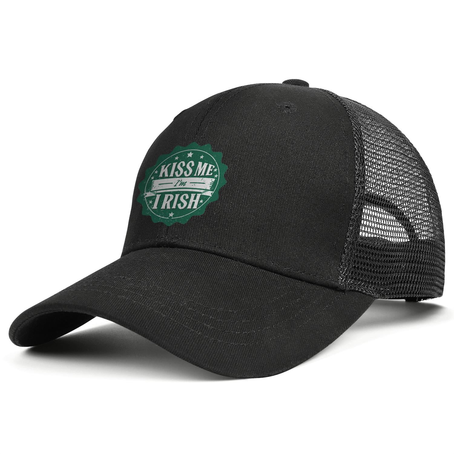 Irish Clover As Irish St Patricks Day 6 Trucker Hat Cotton Adjustable Mens  Mesh Hat Custom Unisex Baseball Cap for Sports Athletic
