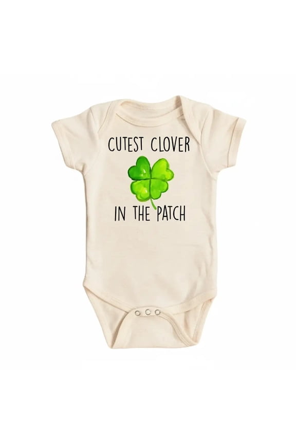 Irish Clover Newborn Gift Baby Bodysuit