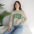 thumbnail image 1 of Irish Clover Unisex Sweatshirt, Lucky Irish Women's Sweatshirt, Irish Gifts, 1 of 5