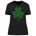 thumbnail image 1 of Irish Clover With Phrases Tee Women's -Image by Shutterstock, 1 of 2