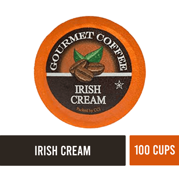 Irish Cream Coffee, 100 Count, Single Serve Coffee Pods Compatible With All Keurig K-cup Brewers