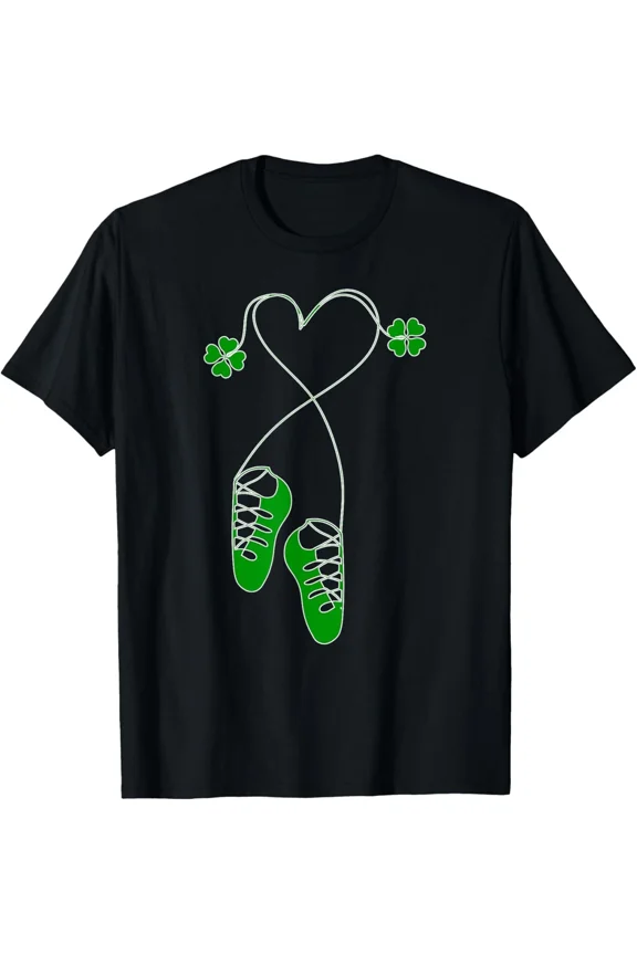 Irish Dance Shoes Dancer Dancing Heritage Graphic Illustration Unisex T-Shirt ,up to size 5XL