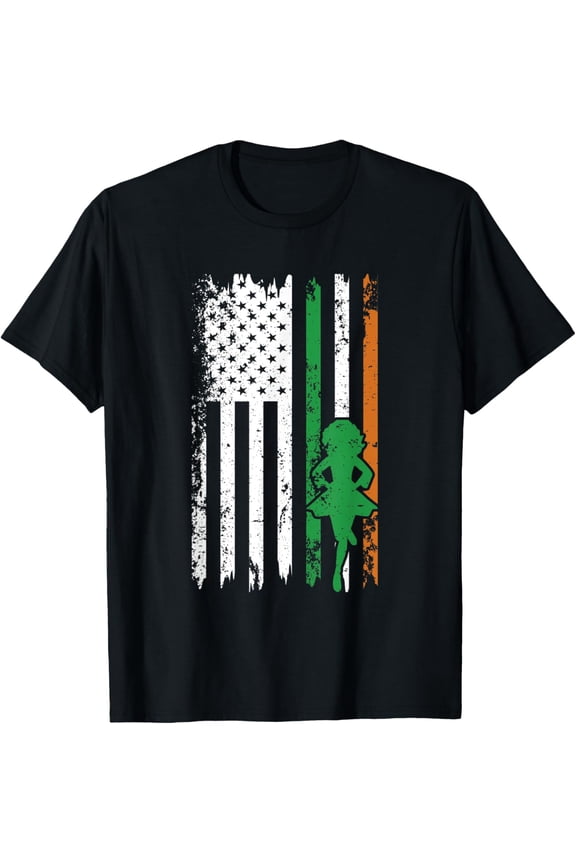 Irish Dance St Patricks Day Reel Girl Irish Step Dance Shoes T-Shirt