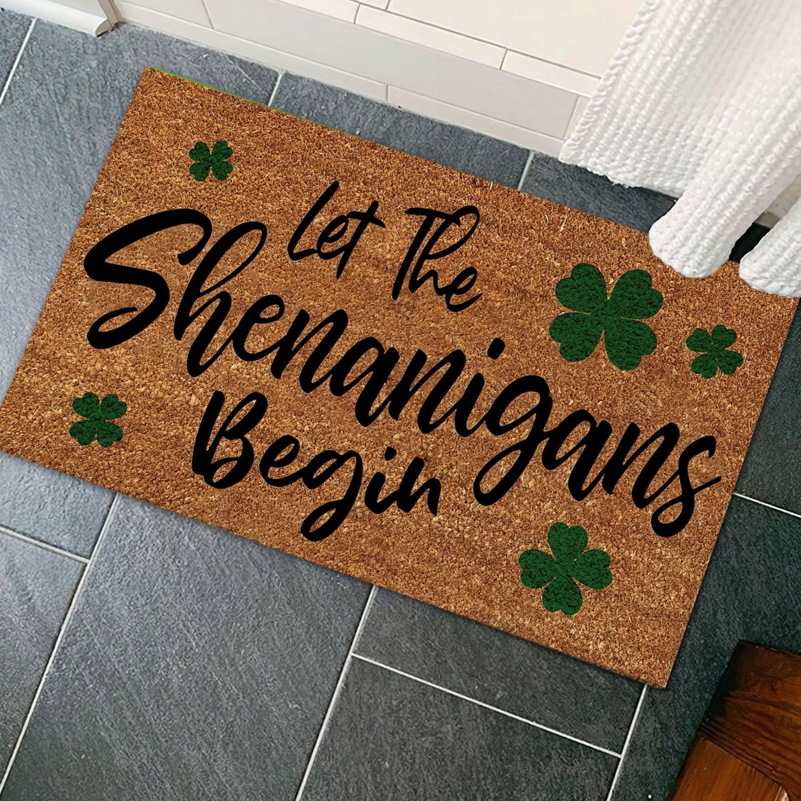 Irish Day Floor Mats Holiday Mats Door Mats Polyester Door Mats