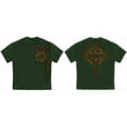 thumbnail image 1 of Irish EMS EMT Gold Cross Heritage T-Shirt by , Hunter Green, 1 of 2