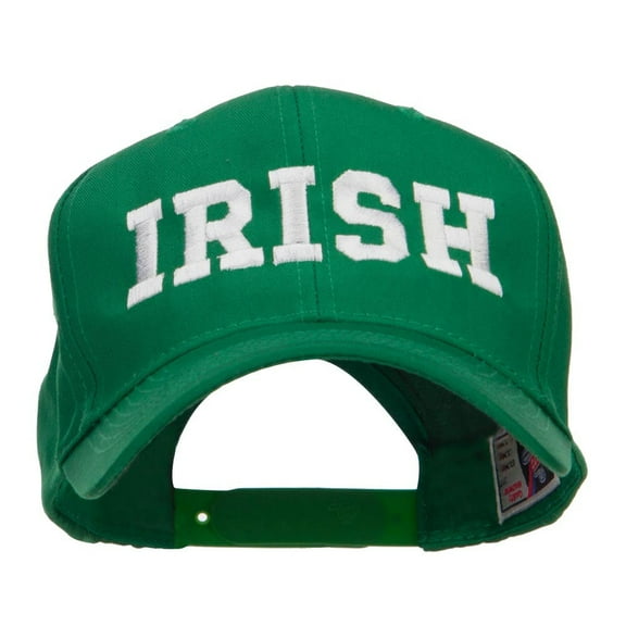 Irish Embroidered High Profile Cap - Kelly OSFM