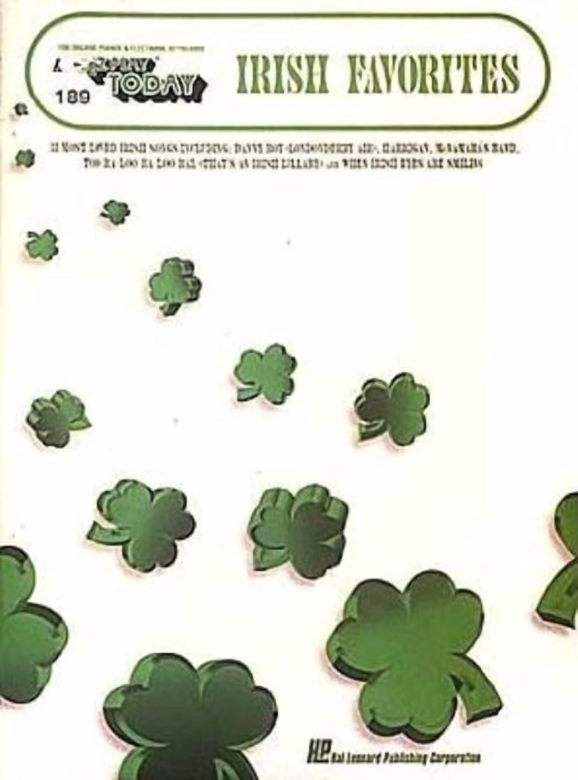 Irish Favorites Irish Favorites: E-Z Play Today Volume 189, Book 189 ...