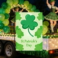 thumbnail image 1 of Irish Festival St. Patrick's Day Garden Flag, Party Decoration with Vibrant Shamrock and Leafy Patterns, Durable Outdoor Flag Resists Wind and Sun, Holiday Celebrations and Gatherings, D, 1pc, 1 of 6