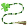 Irish Festival Wooden Bead String Tassel Pendant Decoration St