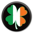 thumbnail image 1 of Irish Flag Four Leaf Clover Circle Button with Magnetic Badge Back, 1 of 3