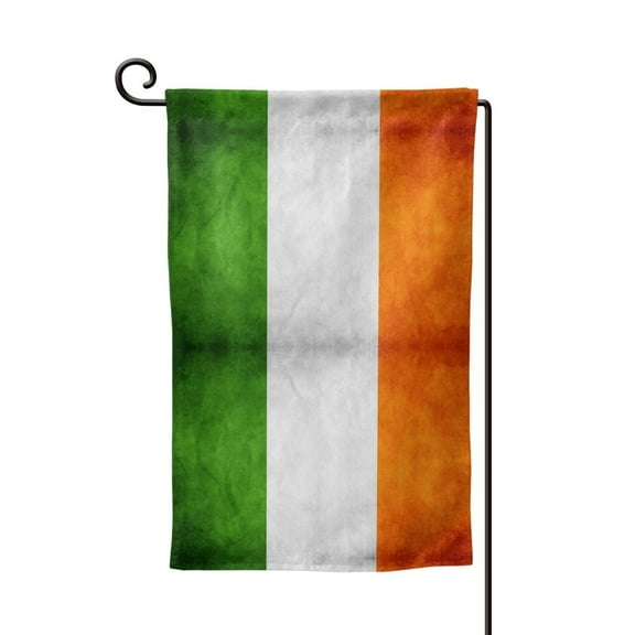 Irish Flag Garden Flag Double Sided Small Flag Yard Home Decorative Flags Banner 12.5 x 18 Inch Square