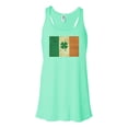 thumbnail image 1 of Irish Flag, St. Patricks Day Tank, Ireland Racerback, Irish Tank Top, Shamrock Tank, Sublimated Design, Women's Racerback, Irish Flag Shirt, Mint , SMALL, 1 of 1