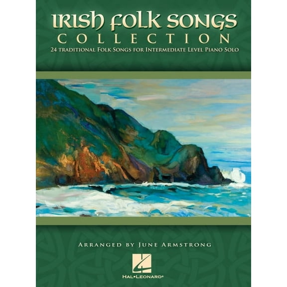 Irish Folk Songs Collection: 24 Traditional Folk Songs for Intermediate Level Piano Solo, (Paperback)