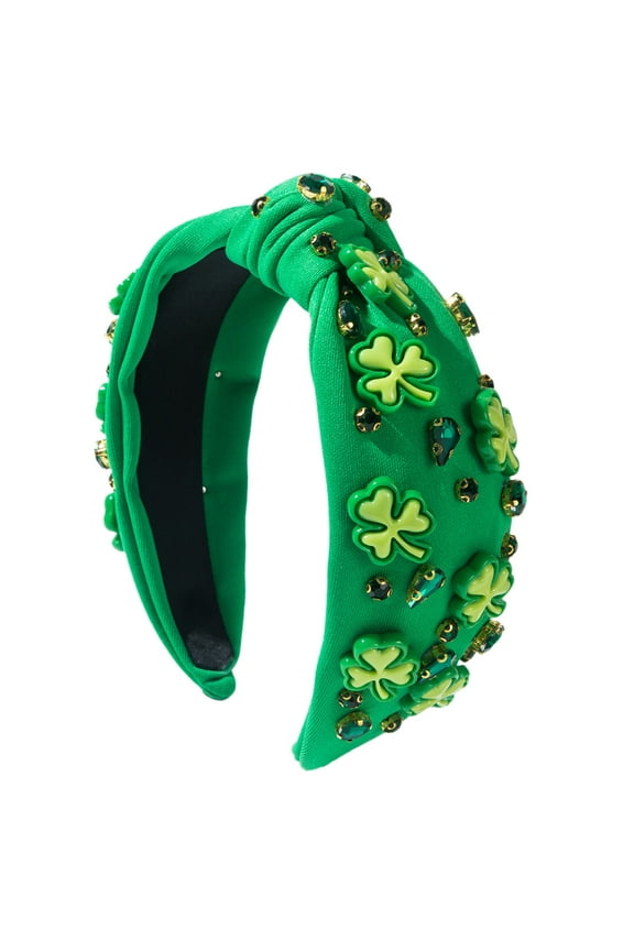 Irish Green Hat Headband, St. Patrick's Day Hair Accessory with Festive Design, Fun Green Themed Wearable Decor