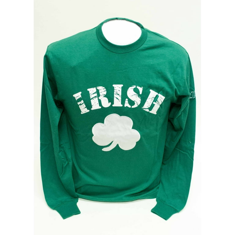 Irish Green - Bay XXXL - Long Unisex - Donegal Sleeve T-Shirt