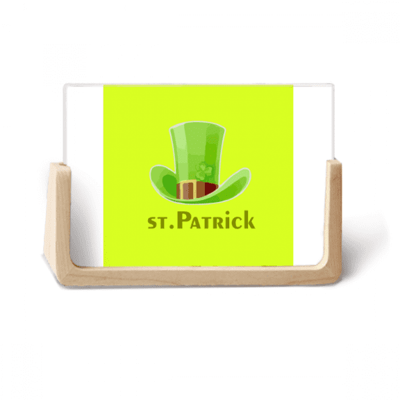 Irish Holy Patrick Day Protect Photo Wooden Photo Frame Tabletop Display