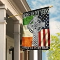 thumbnail image 1 of Irish In My Veins - American In My Heart Flag - Garden Flag (11.5" x 17.5"), 1 of 10