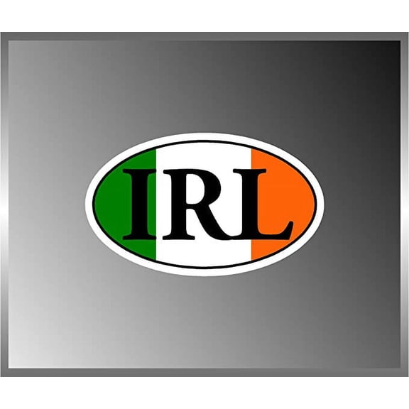Irish Ireland Cool Design Vinyl Euro Decal Bumper Sticker 3" X 5"