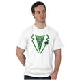 thumbnail image 1 of Irish Leprechaun St Pattys Day Tuxedo Men's Big & Tall Crewneck Graphic Tee Brisco Brands 4X, 1 of 5