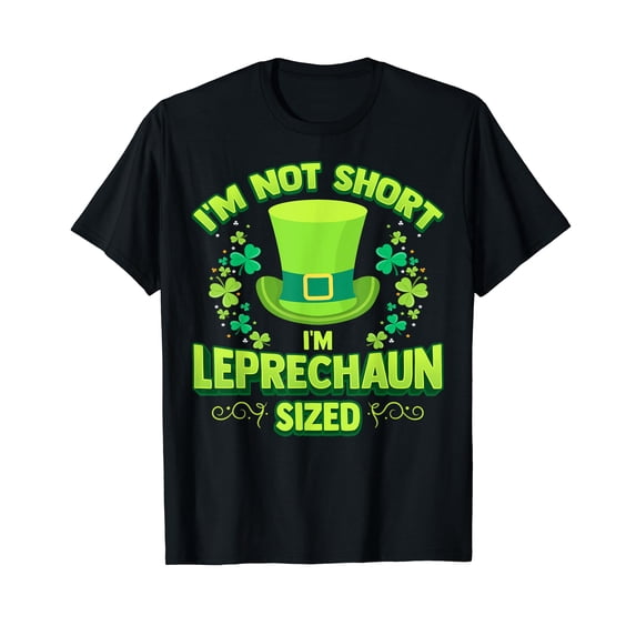 Irish Leprechaun T-Shirt Gag Gift Short Men Shamrock Shirt T-Shirt