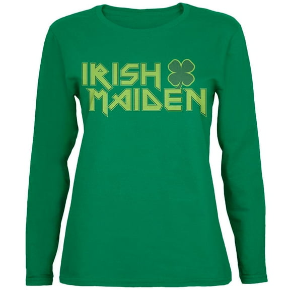 Irish Maiden Ladies Long Sleeve T-Shirt - Small
