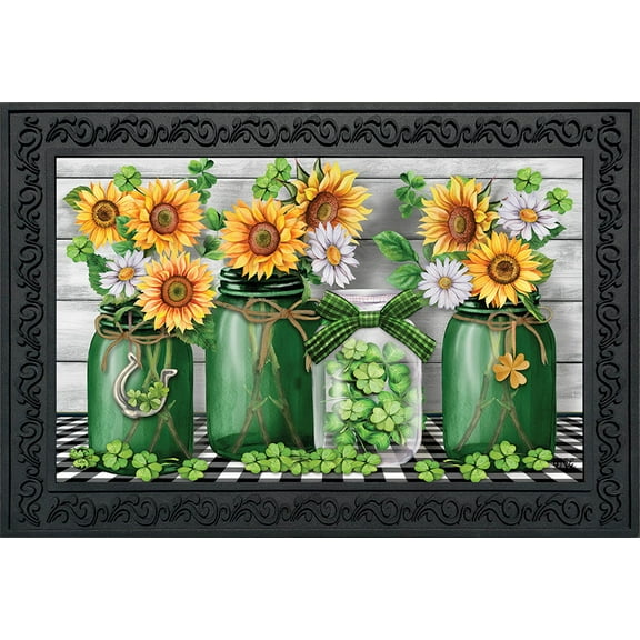 Briarwood Lane Irish Mason Jars St. Patrick's Day Doormat