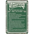 thumbnail image 1 of Irish Metal Sign - Murphy's Law Vintage Retro Wall Décor 8x12 Inch, 1 of 2