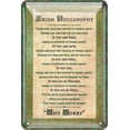 thumbnail image 1 of Irish Metal Sign - The Irish Philosophy Saying with Celtic Design 8x12 Inch, 1 of 4