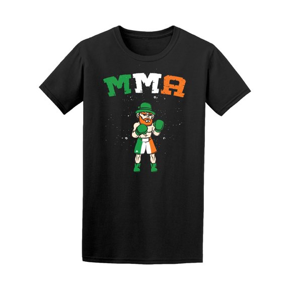 Irish Mixed Martial Arts Fighter T-Shirt Men -Image by Shutterstock, Male Large