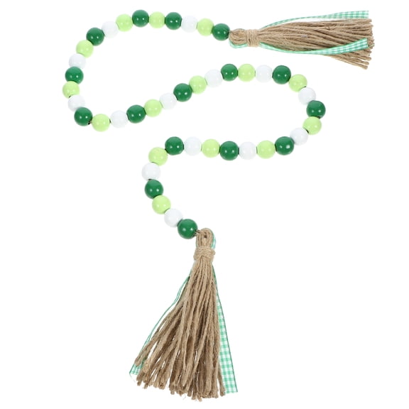 Irish Ornament Decoration Tassel Green Garland Fall Ornaments Prayer Beads