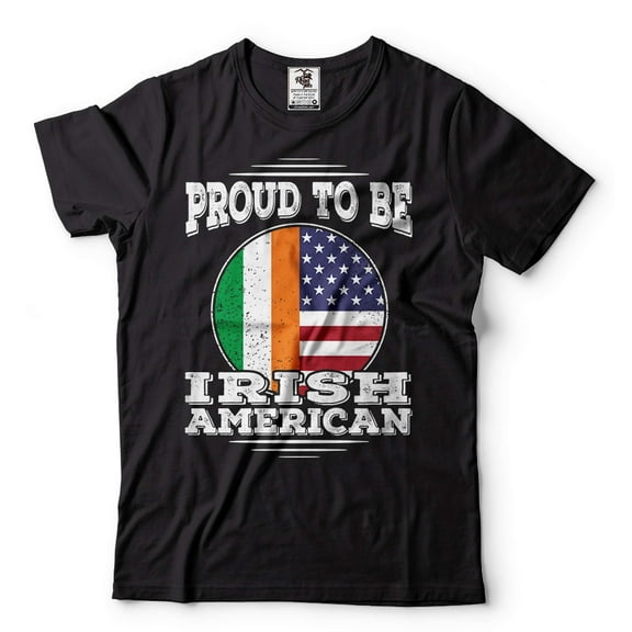 Irish Patriotic Shirt Ireland USA Shirt Irish American Patriotic Tee Ireland National Flag Shirt