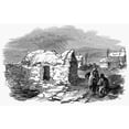 thumbnail image 1 of Irish Potato Famine 1847. Nthe Village Of Mienies West Ireland. Wood Engraving From An English Newspaper Of 1847., 1 of 1