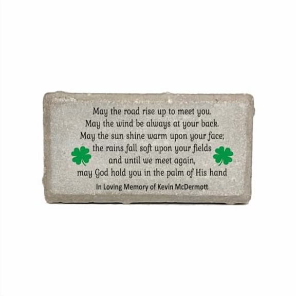 Irish Prayer Memorial Stone - Personalized by FloridaFunshine$$Garden & Patio