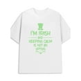 thumbnail image 1 of Irish Pride Tee mens 180G 100% Cotton white Trendy Unisex Shirt Graphic tshirts Original Unisex Shirt Cotton tshirts Trendy Unisex Shirt Cotton tshirts, 1 of 7