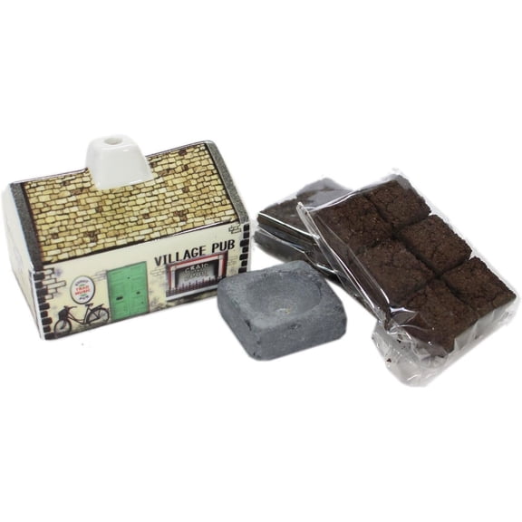 Irish Pub Turf Peat Incense Burner Set by The Gifted Hand